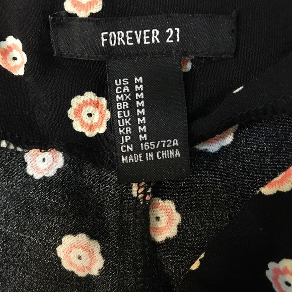 Forever 21 Floral Dress Pants - Picture 7 of 9